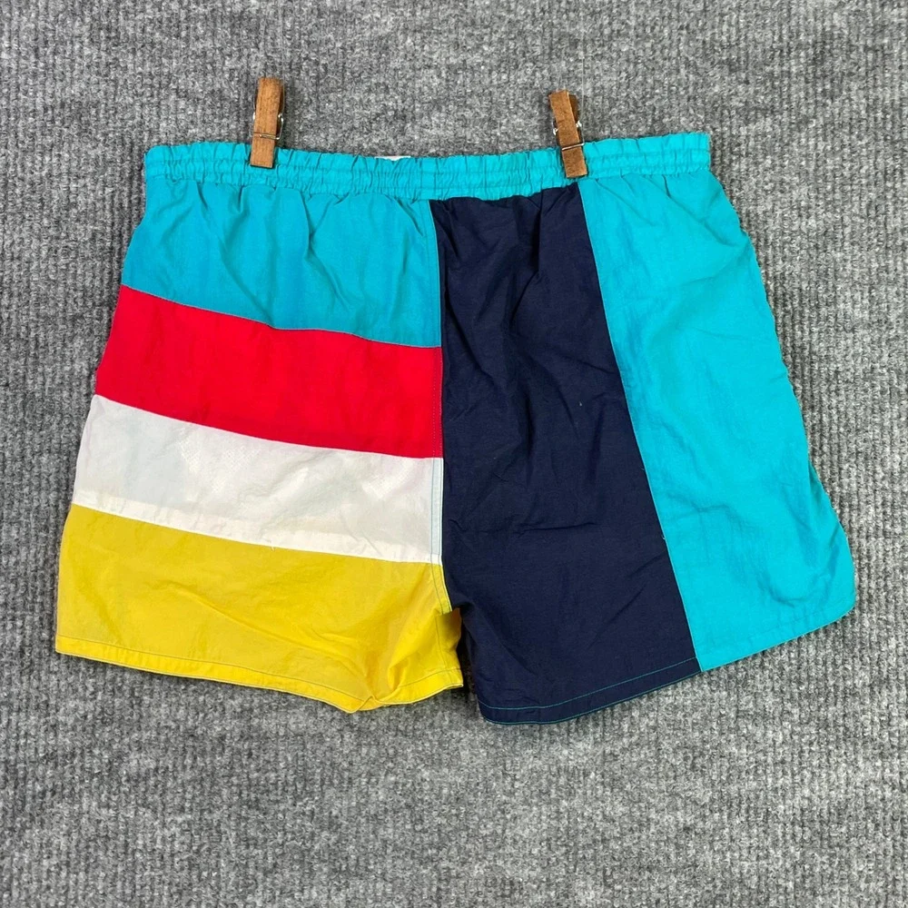 Athletic Works Swim Trunks Mens XL Vintage Retro 90s Nylon Mesh Lined Shorts 4in